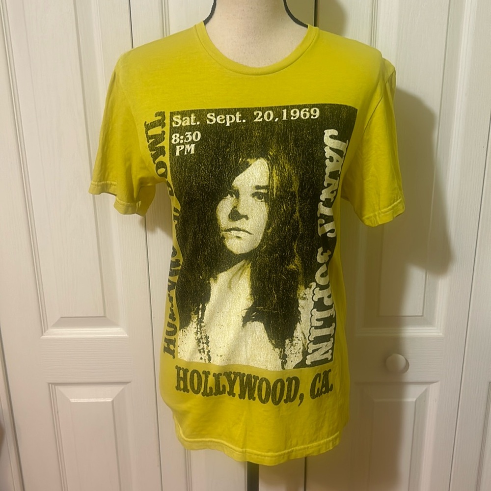 Philcos Janis Joplin Hollywood bowl graphic t shirt